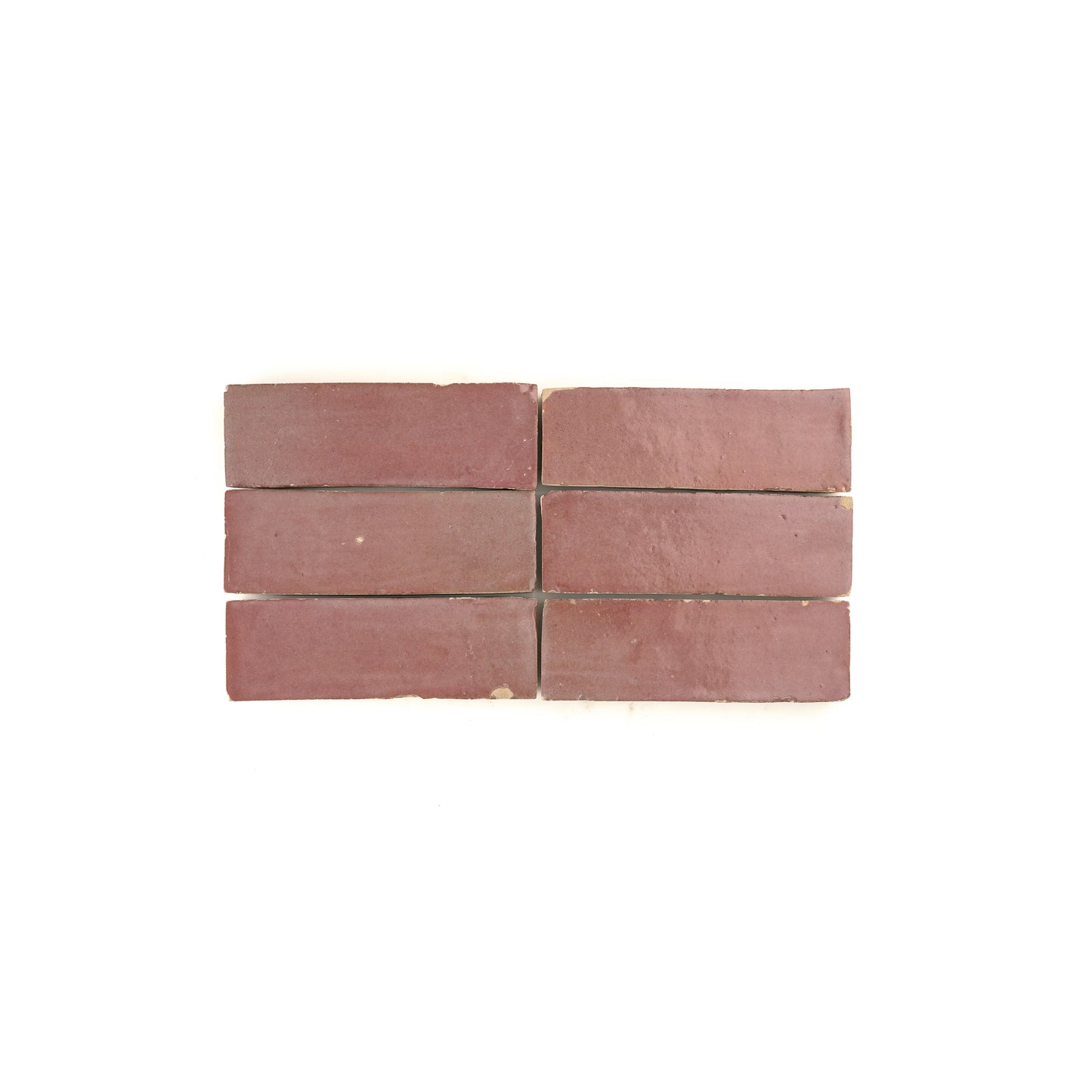Rouge 2x6 Thin Bejmat Zellige Tile