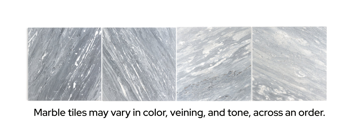 Bardiglio Grey Dark 12x12 Marble Tile | Honed-Main Inventory-All Products,Natural Stone-Riad Tile