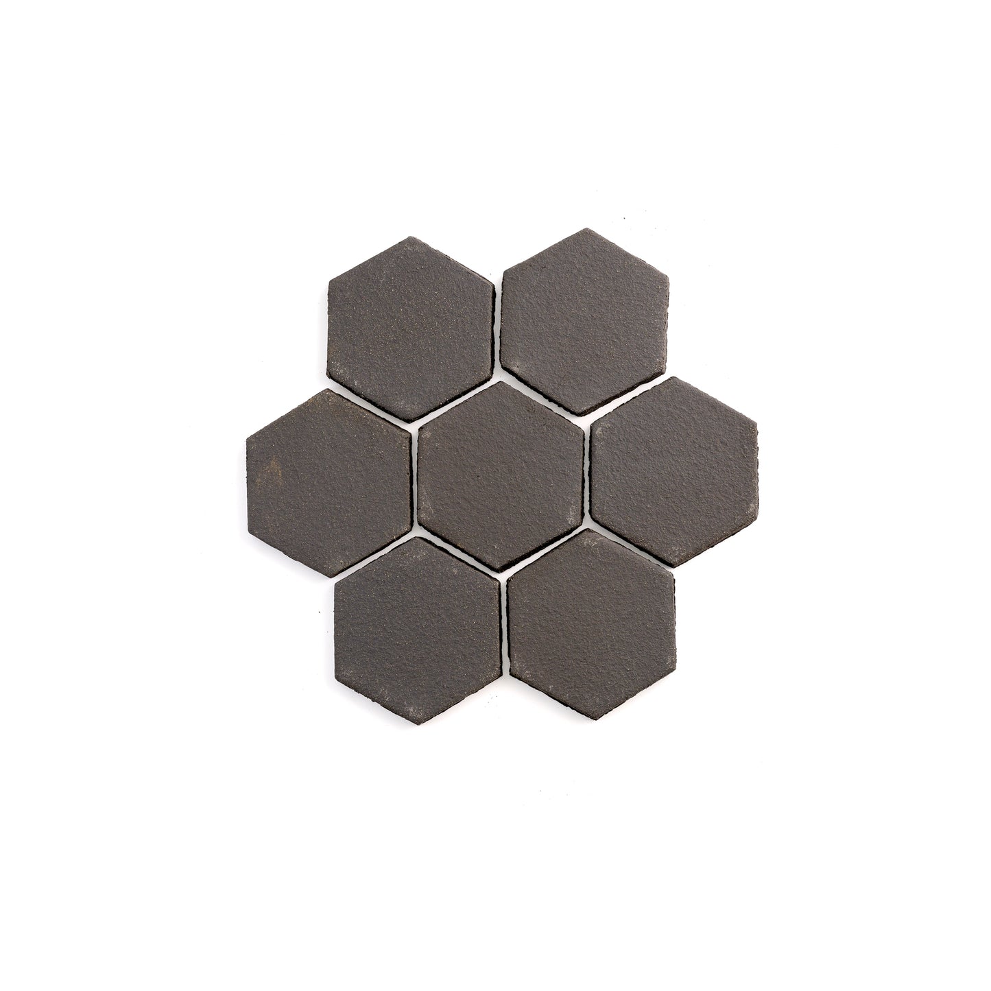 Black Terracotta 4 Inch Hexagon Tile-Main Inventory-All Products,Solids,Terracotta-Riad Tile