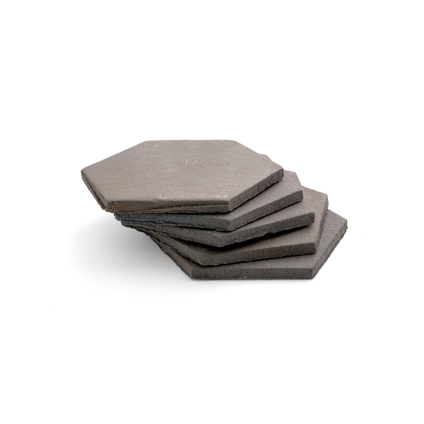 Black Terracotta 6 Inch Hexagon-Main Inventory-All Products,Solids,Terracotta-Riad Tile