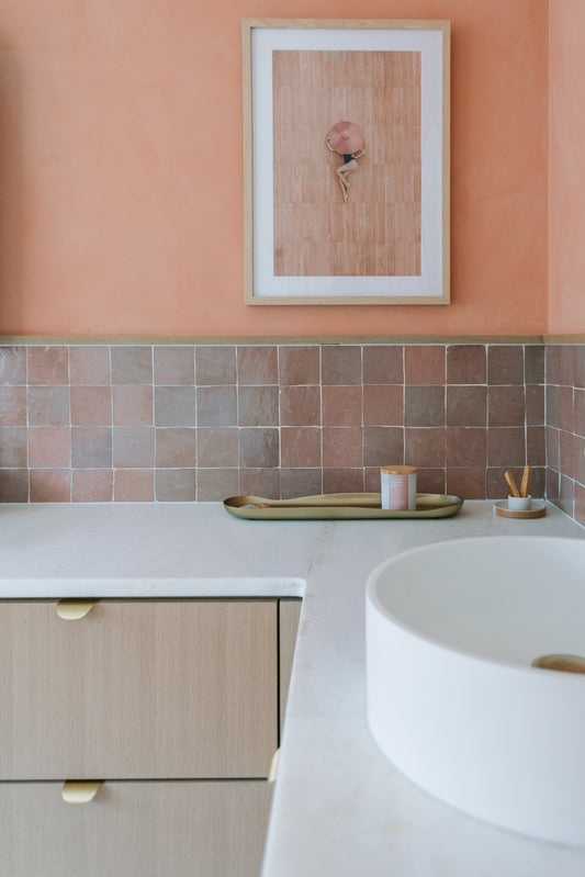 Blush 4x4 Zellige Tile-Main Inventory-All Products,Solids,Zellige Tile-Riad Tile