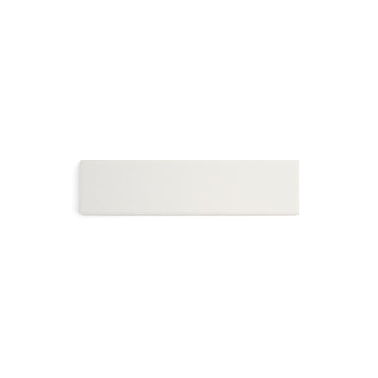 White ceramic tile with subtle pattern for kitchen walls