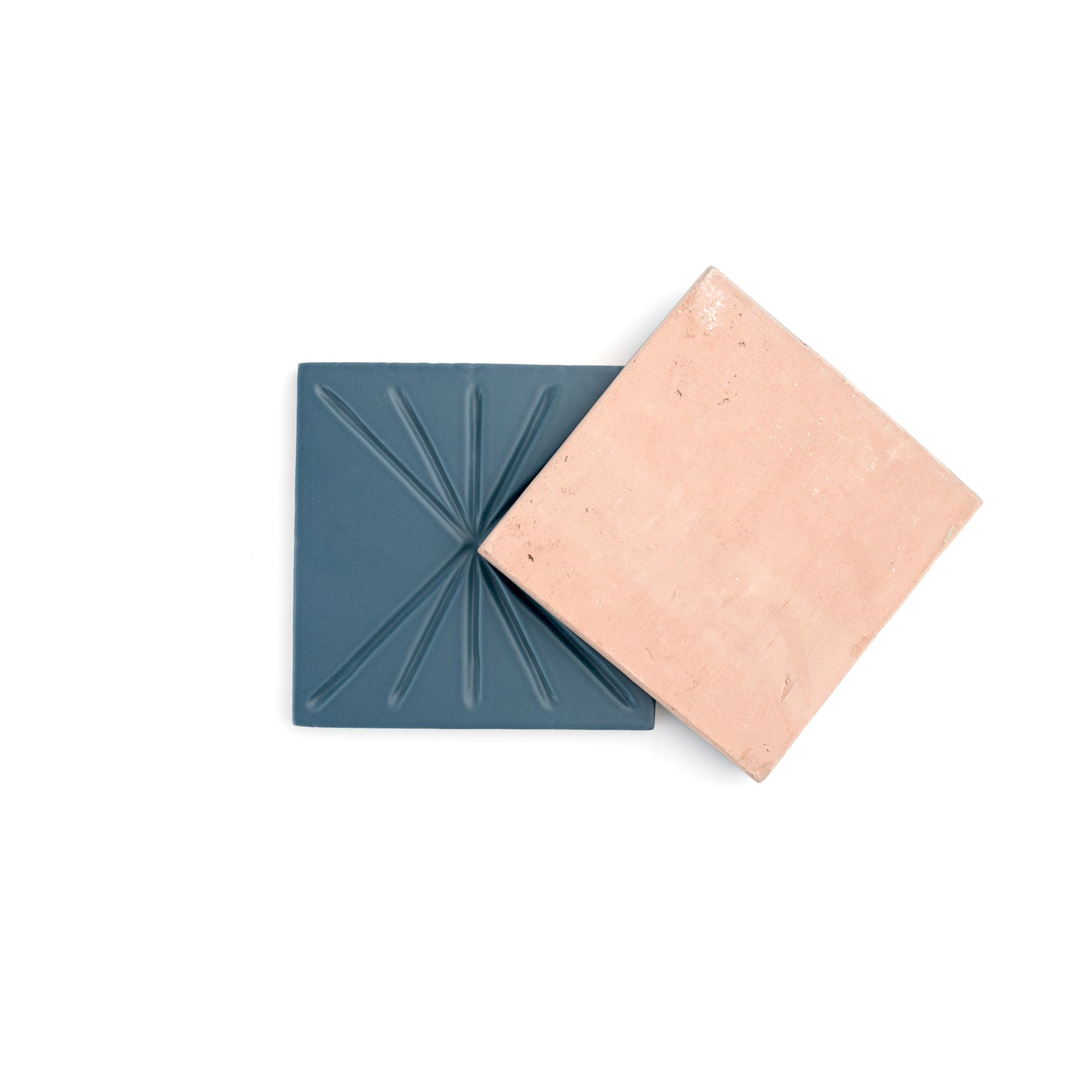 Tepoz Blue 6x6 Dimensional Relief Artisan Ceramic Tile-Main Inventory-All Products,Patterns-Riad Tile