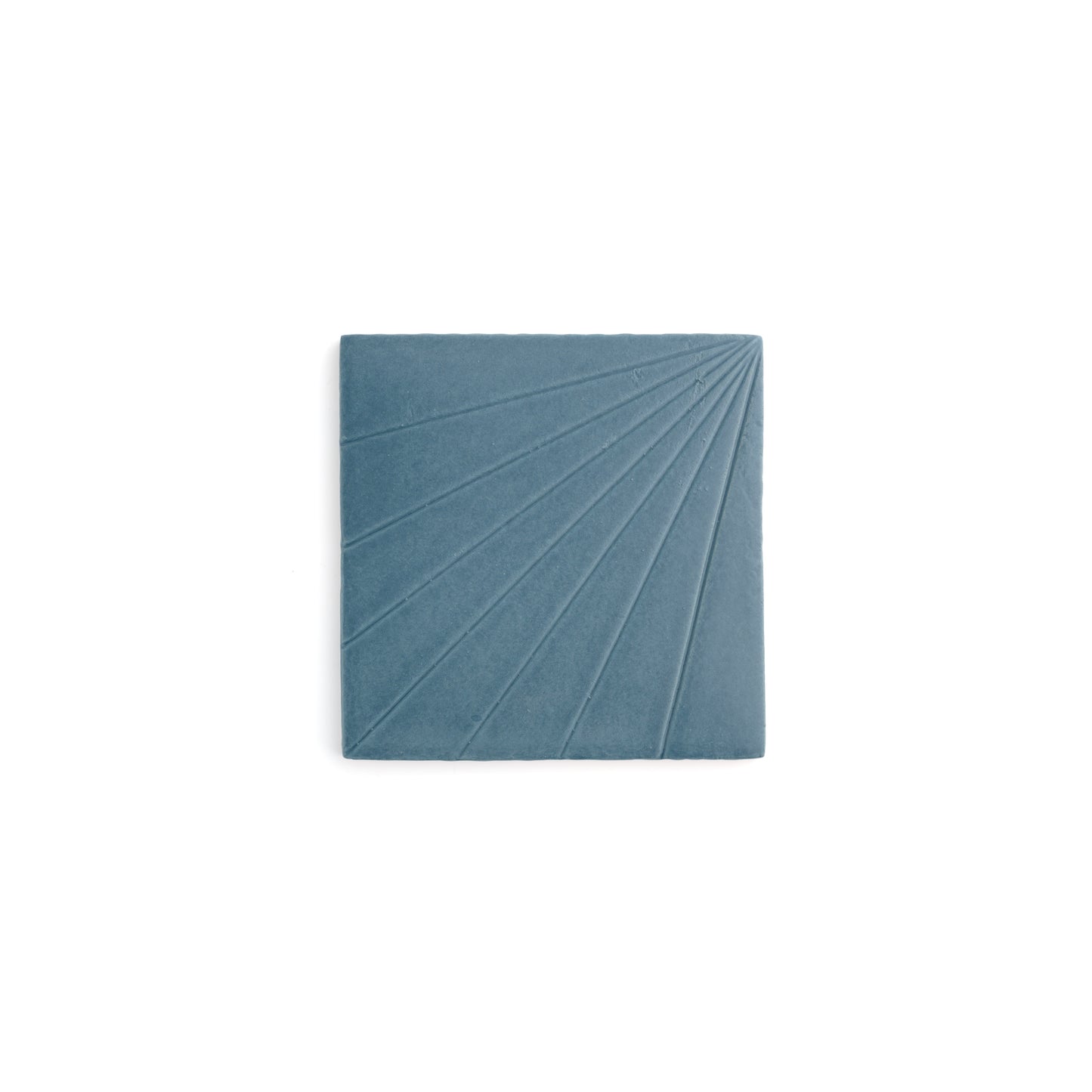 Sample: Tulum Blue 6x6 Dimensional Relief Artisan Ceramic Tile (1 sample)-Sample-Sample-Riad Tile