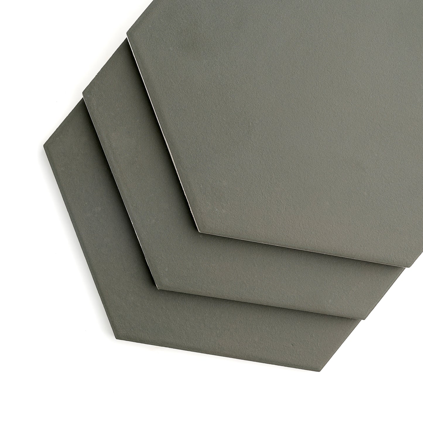 Solid Black Hex Ceramic Tile-Main Inventory-All Products,Solids,Under 10-Riad Tile