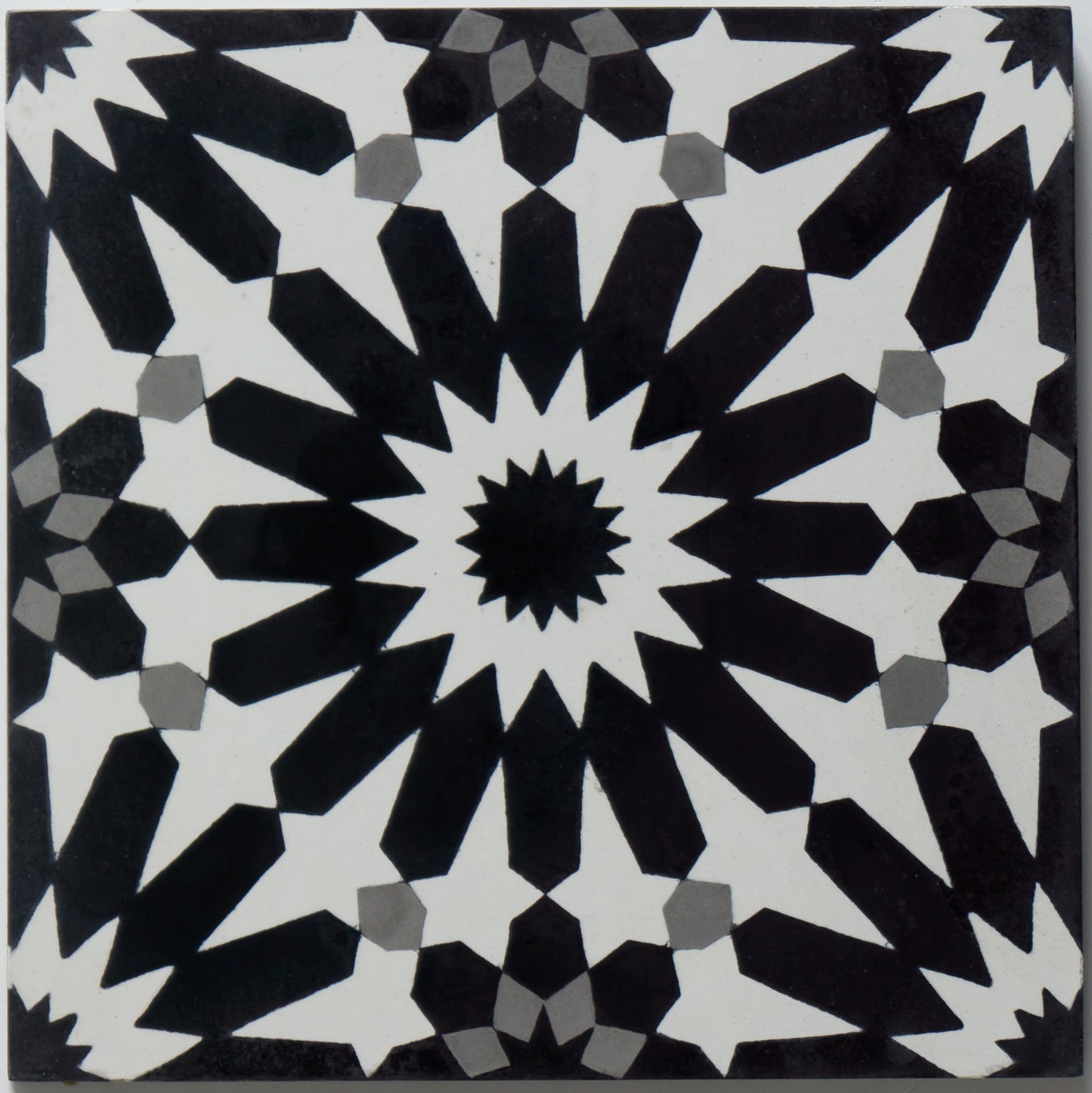 Erizo Black Cement Tile-Main Inventory-Riad Tile