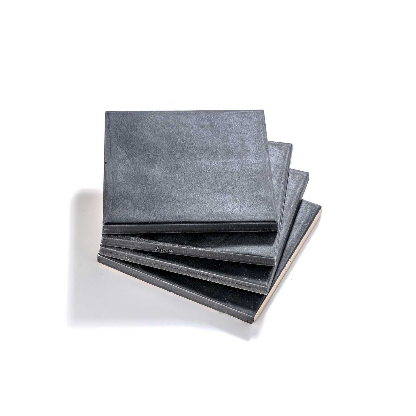 Deep Black 4x4 Formed Ceramic Tile | Matte-Main Inventory-All Products,Solids,Under 10-Riad Tile
