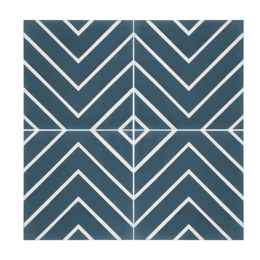 Sample: Maya Blue Cement Tile-Sample-Sample-Riad Tile