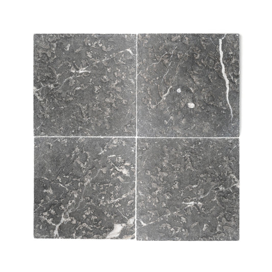 Grey 18x18 Moroccan Marble | Tumbled & Honed-Main Inventory-All Products,Natural Stone-Riad Tile