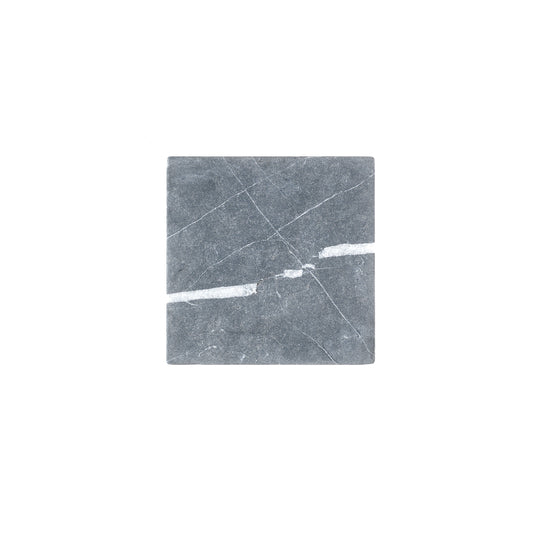 Nero Marquina 6x6 Marble Tile | Tumbled-Main Inventory-All Products,Natural Stone,New Arrivals-Riad Tile