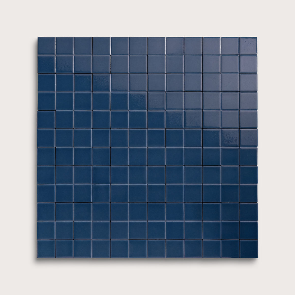 Abyss ceramic tile, 2 by 2 inch mosaic, gloss finish