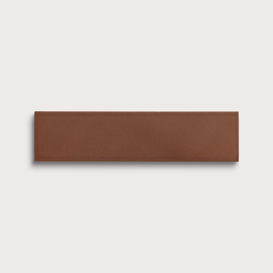 Amber ceramic tile, 3 by 12 inches, matte finish