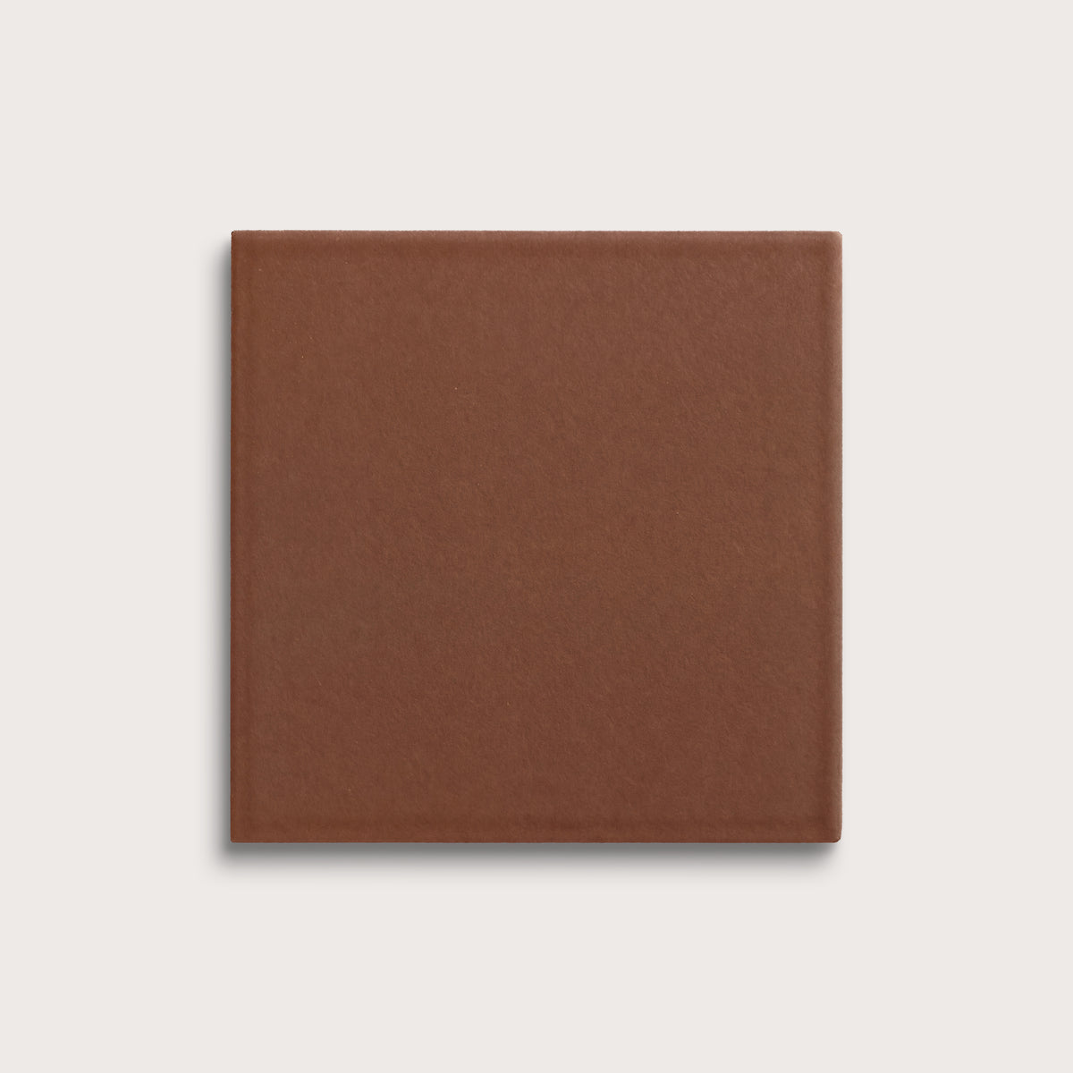 Amber ceramic tile, 8 by 8 inches, matte finish