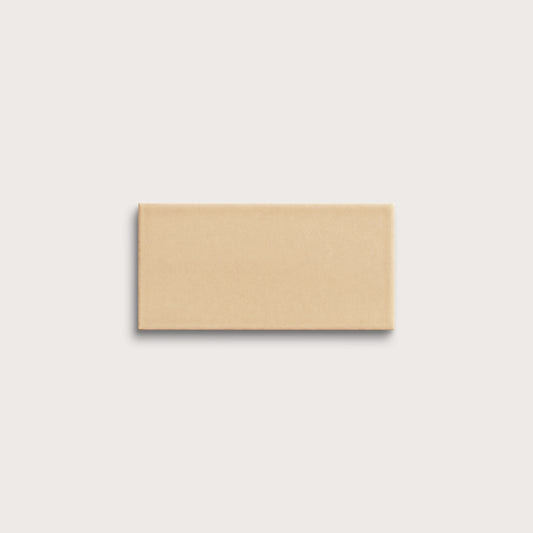 Bone ceramic tile, 3 by 6 inches, matte finish