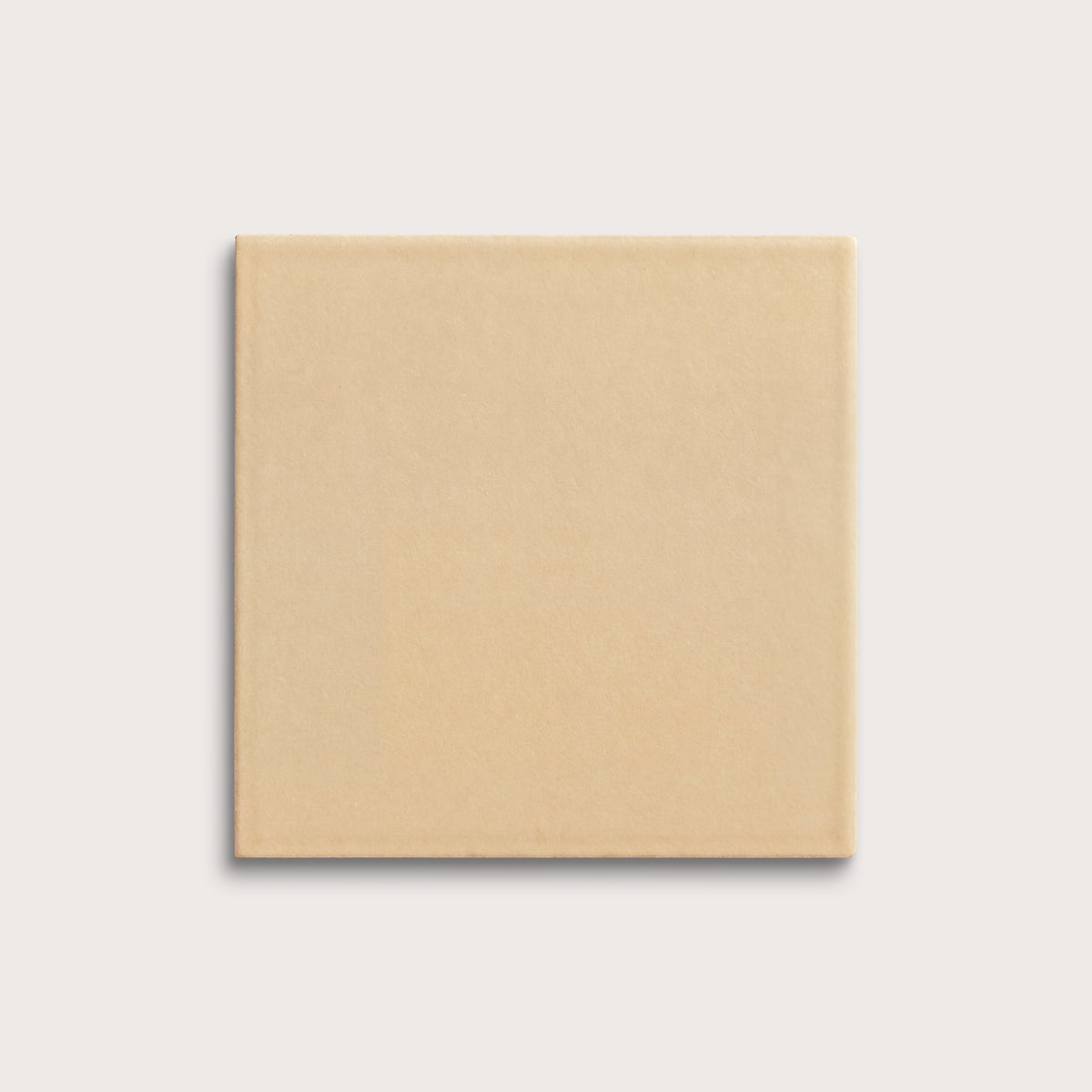 Bone ceramic tile, 8 by 8 inches, matte finish