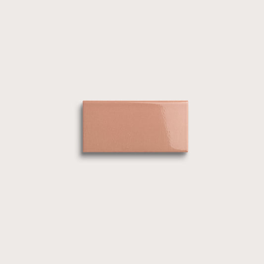 Dusk ceramic tile, 2 by 4 inches, gloss finish