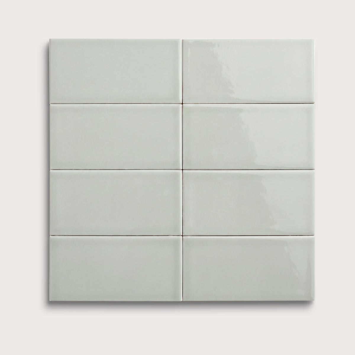 Echo ceramic tile, 3 by 6 inches, gloss finish
