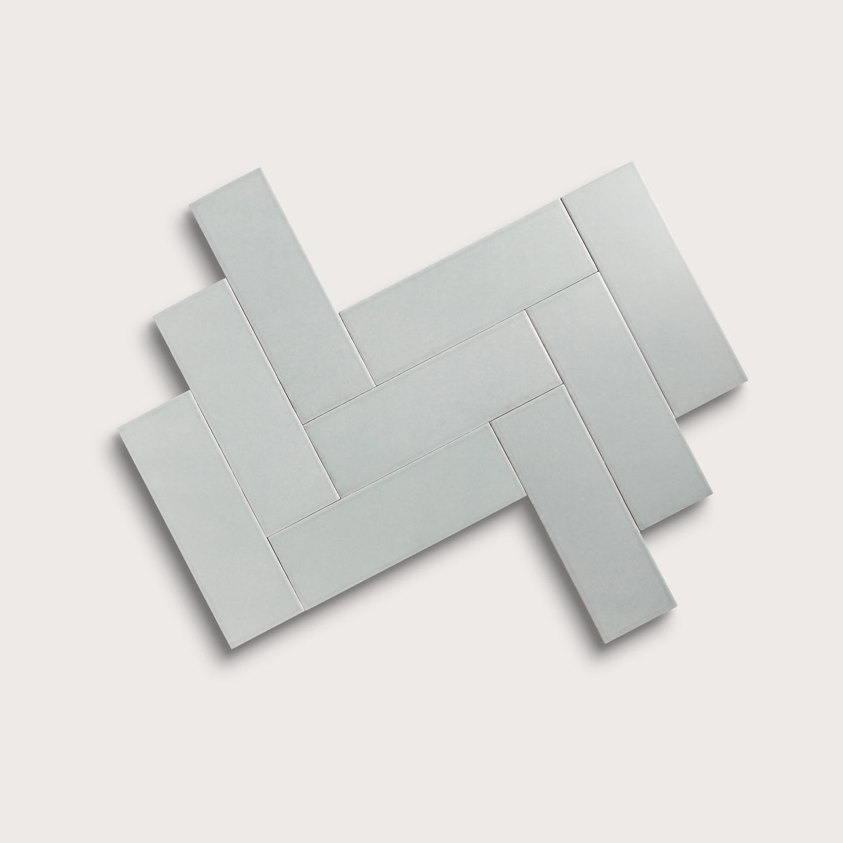 Echo ceramic tile, 4 by 12 inches, matte finish