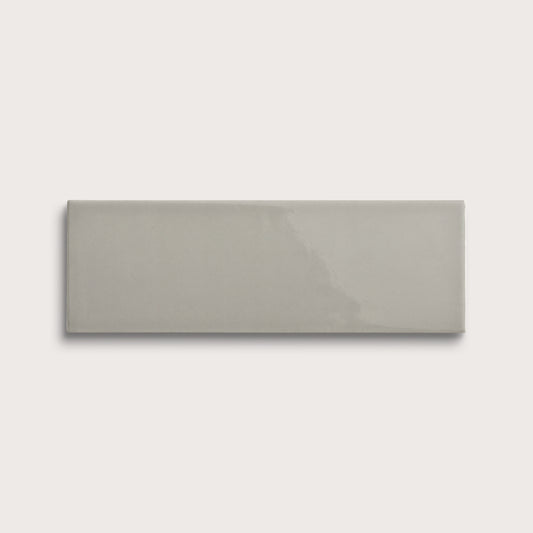 Fog ceramic tile, 4 by 12 inches, gloss finish