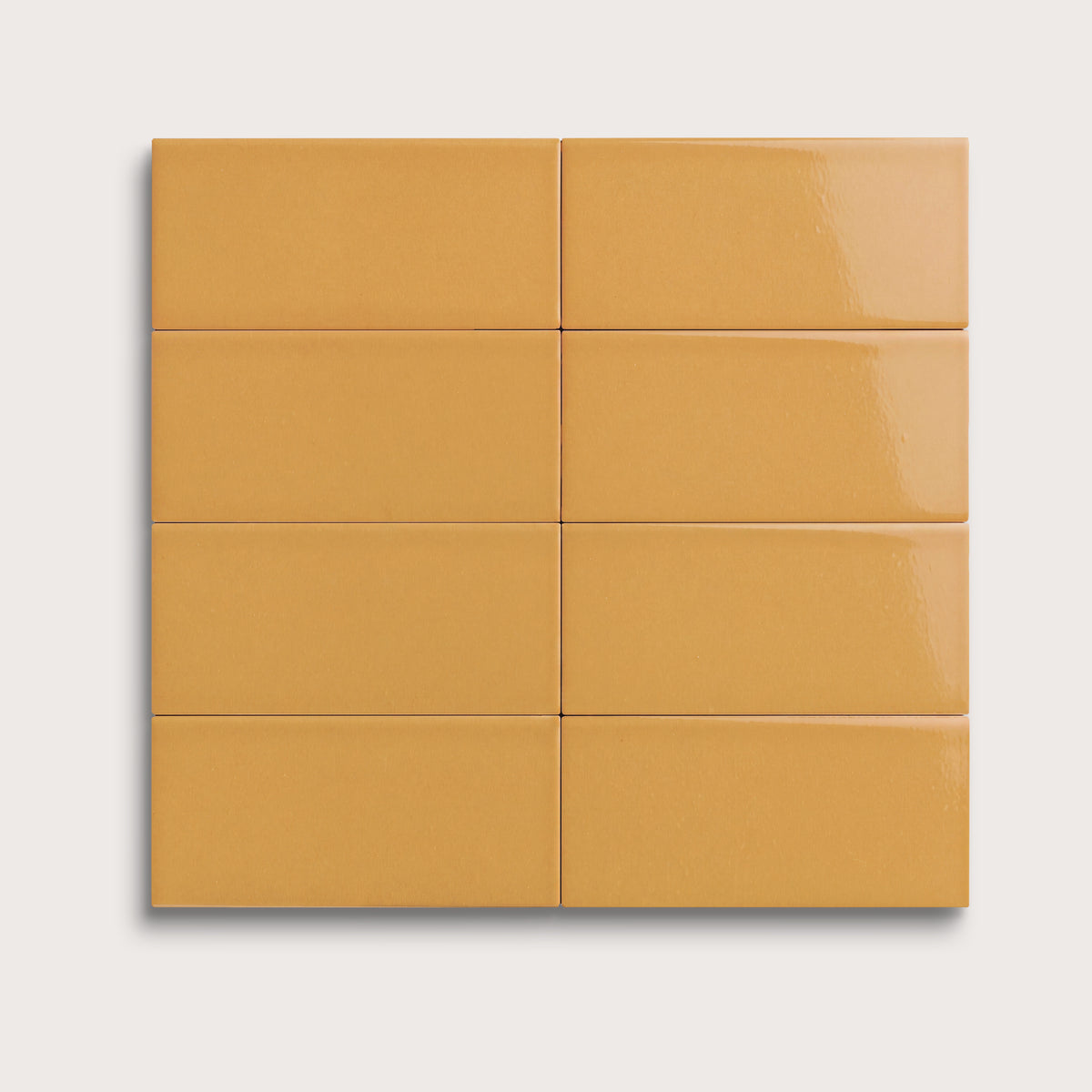 Gambol Gold ceramic tile, 2 by 4 inches, gloss finish
