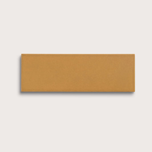 Gambol Gold ceramic tile, 4 by 12 inches, matte finish