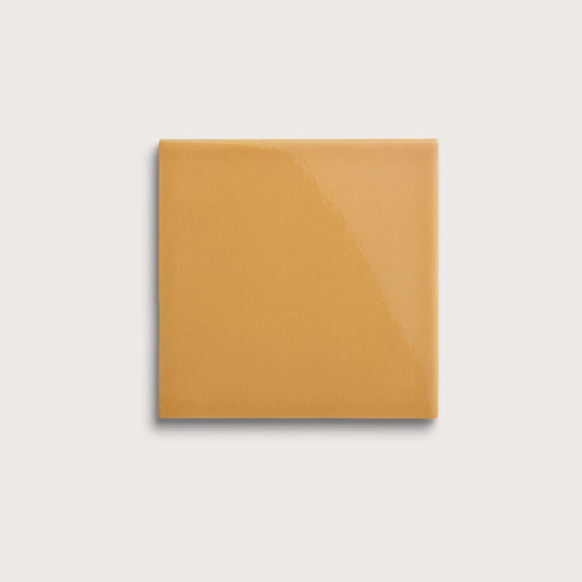 Gambol Gold ceramic tile, 6 by 6 inches, gloss finish