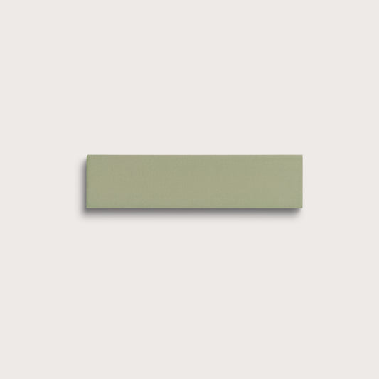 Ghetty Green ceramic tile, 2 by 8 inches, matte finish