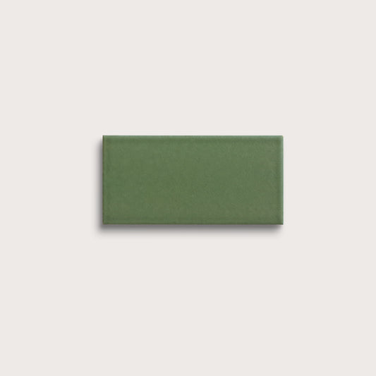 Kale ceramic tile, 3 by 6 inches, matte finish