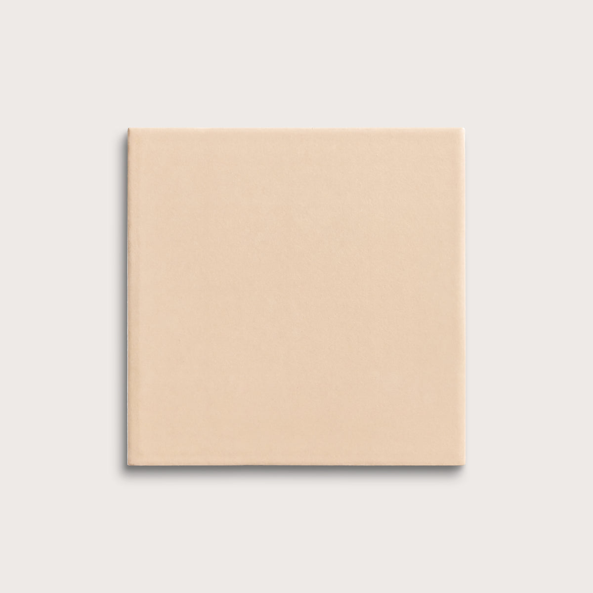 Latte ceramic tile, 8 by 8 inches, matte finish