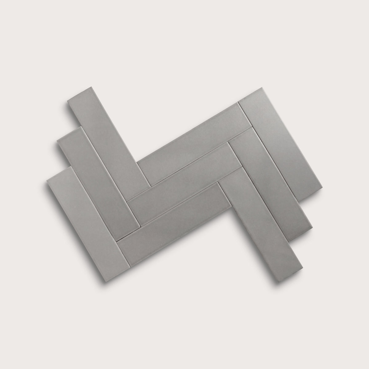 Lunar ceramic tile, 3 by 12 inches, matte finish