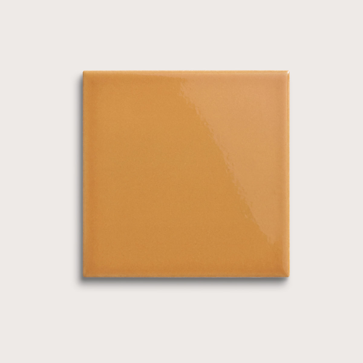 Marigold ceramic tile, 8 by 8 inches, gloss finish