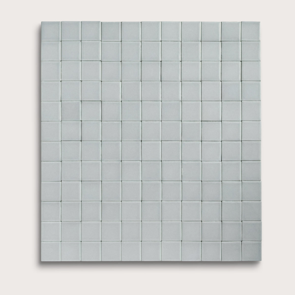 Misty ceramic tile, 2 by 2 inch mosaic, matte finish