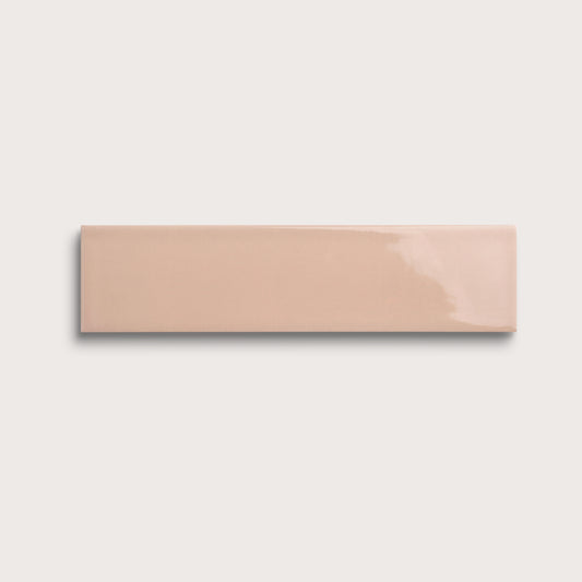 Petal ceramic tile, 3 by 12 inches, gloss finish