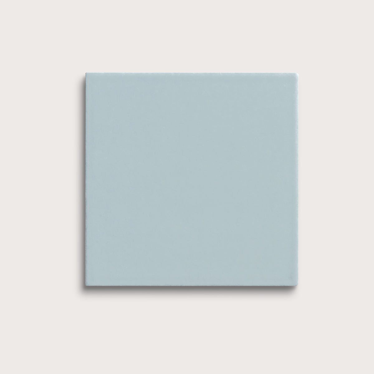 Powder Blue ceramic tile, 8 by 8 inches, matte finish
