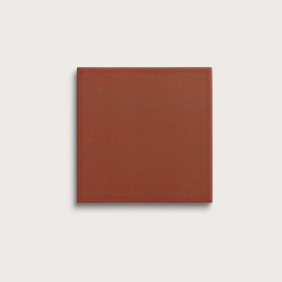 Raspberry Beret ceramic tile, 6 by 6 inches, matte finish