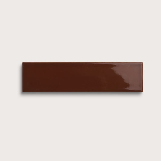 Red Red Wine ceramic tile, 3 by 12 inches, gloss finish