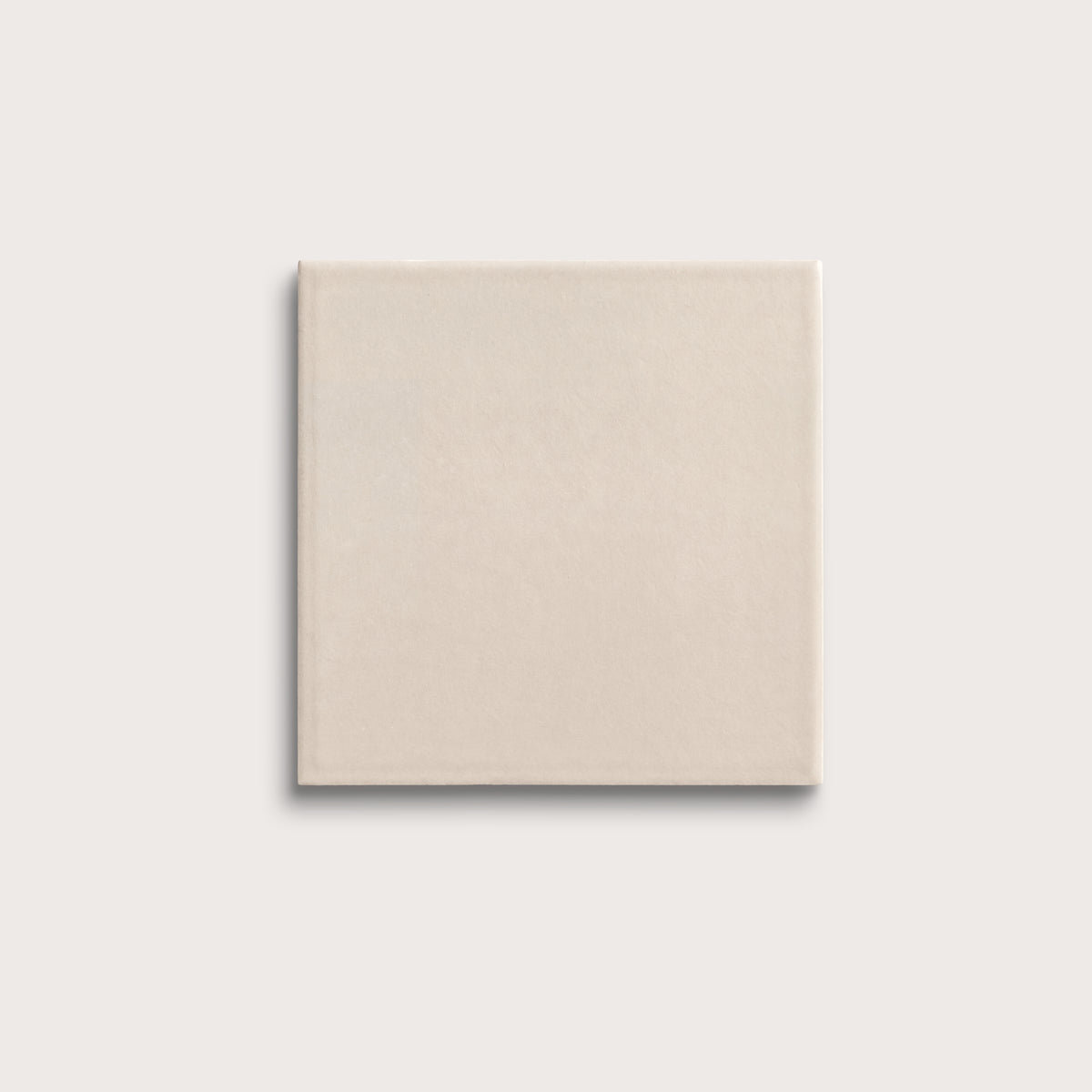 Shell ceramic tile, 6 by 6 inches, matte finish