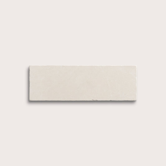 rectangle tile with a white limestone pattern on a white background