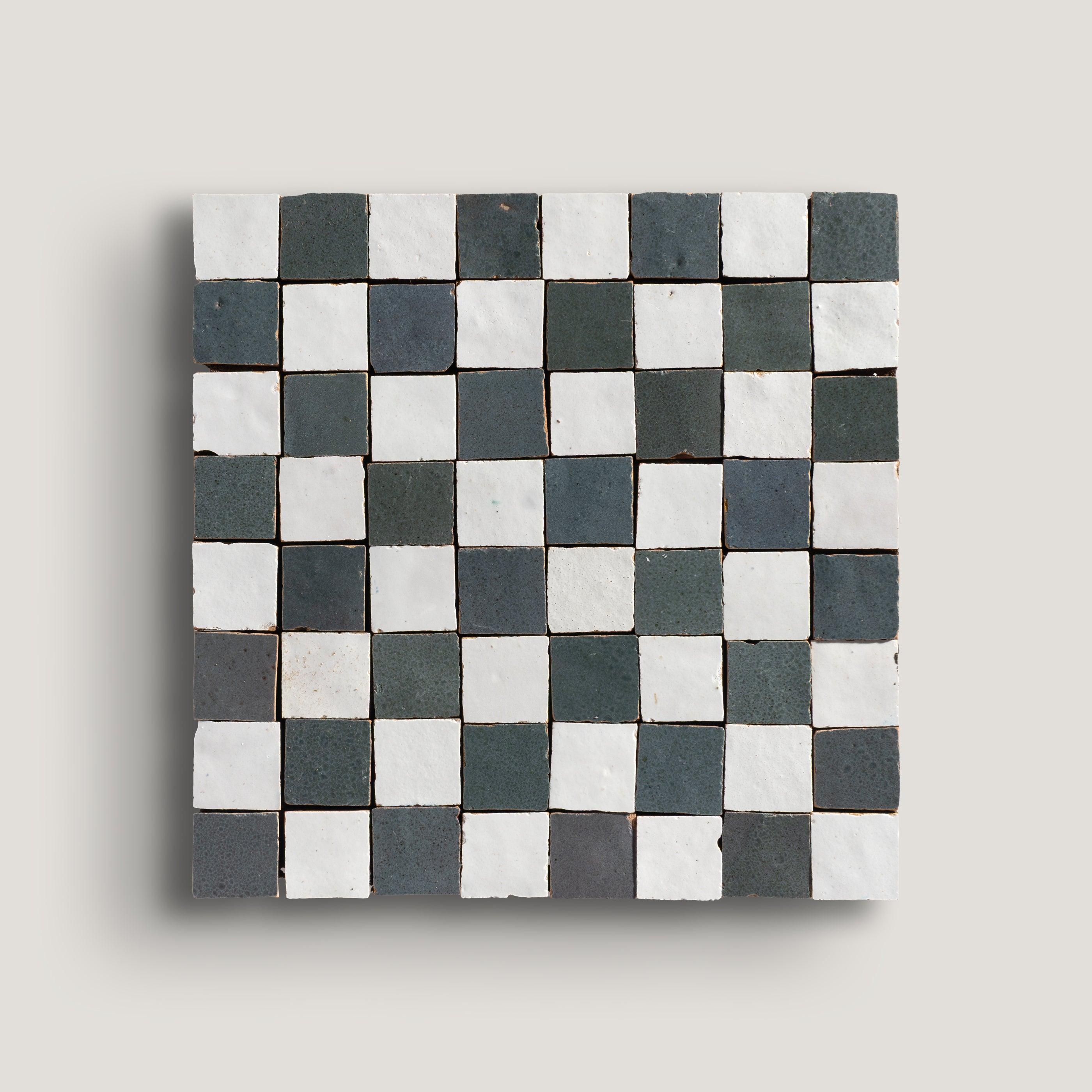KI-no × ikkaku mosaic koti Snow & Steel Grey - 1