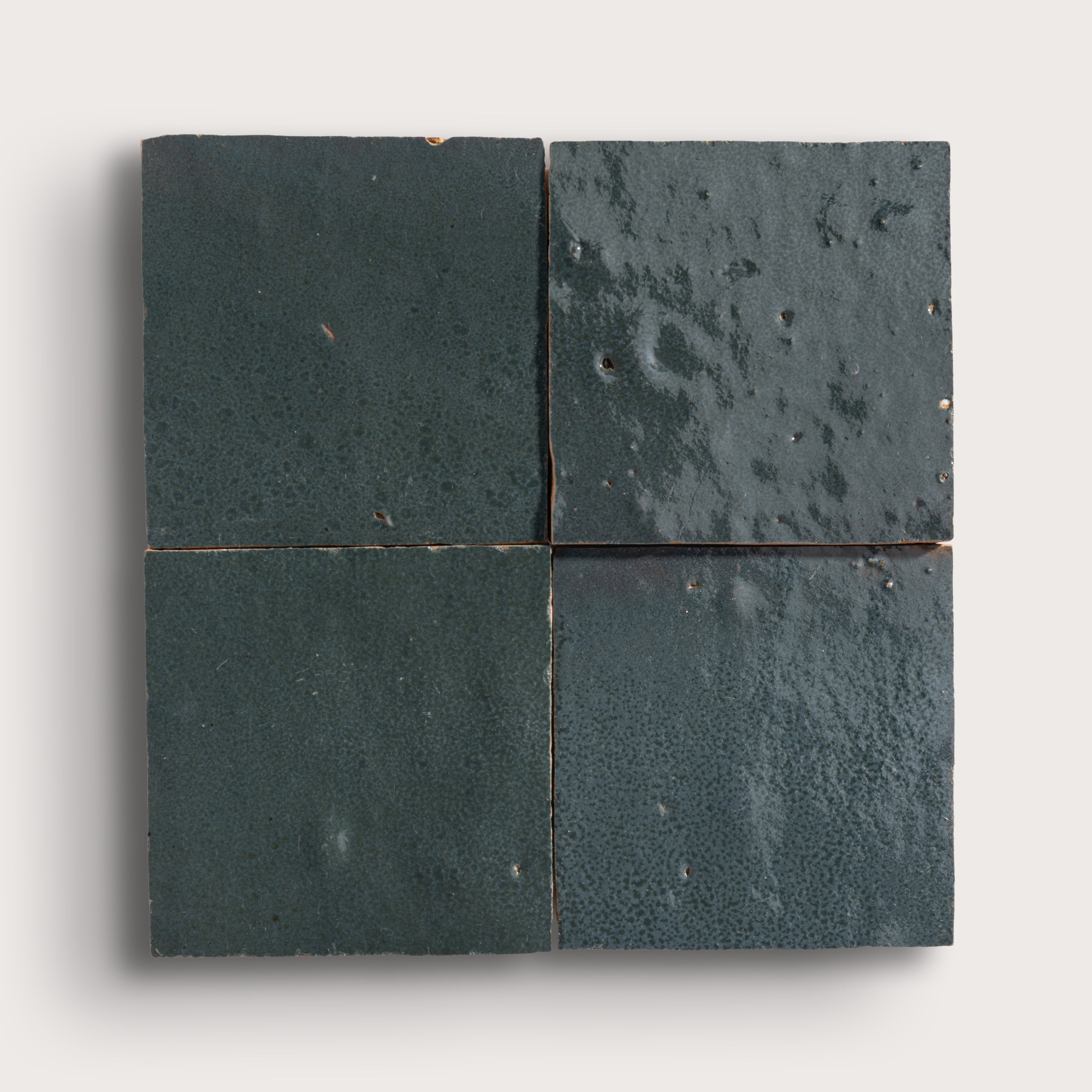 【未開封品】sangetsu FLOOR TILE Grey Zellige Tile 4x4 - Cemento Collection