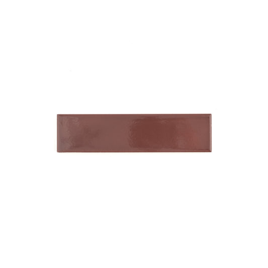 Sample: Red Red Wine 2x8 Ceramic Tile | Glossy (1 sample tile)-Sample-Sample-Riad Tile