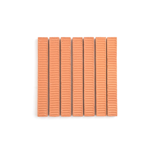 Red Terracotta Sticks Mosaic Tile 1x8-Main Inventory-All Products,New Arrivals,Solids,Terracotta-Riad Tile