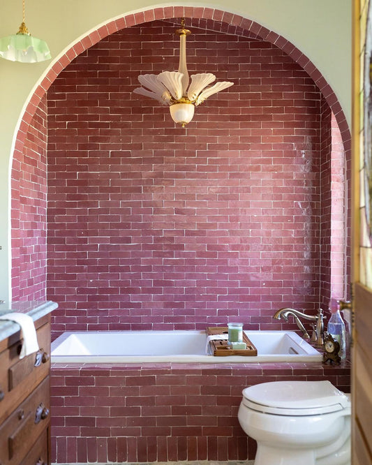 Rouge 2x6 Thin Bejmat Zellige Tile-Main Inventory-All Products,Solids,Zellige Tile-Riad Tile