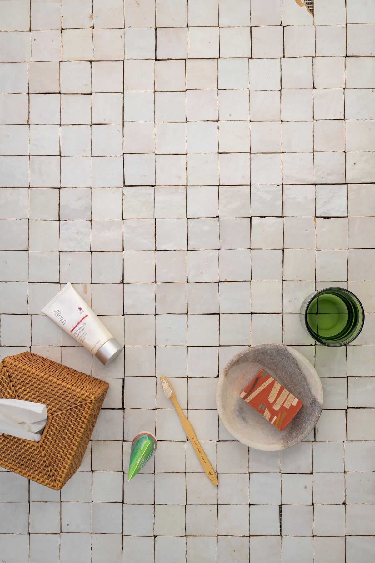 Snow White 2x2 Mosaic Zellige Tile-Main Inventory-All Products,Solids,Zellige Tile-Riad Tile