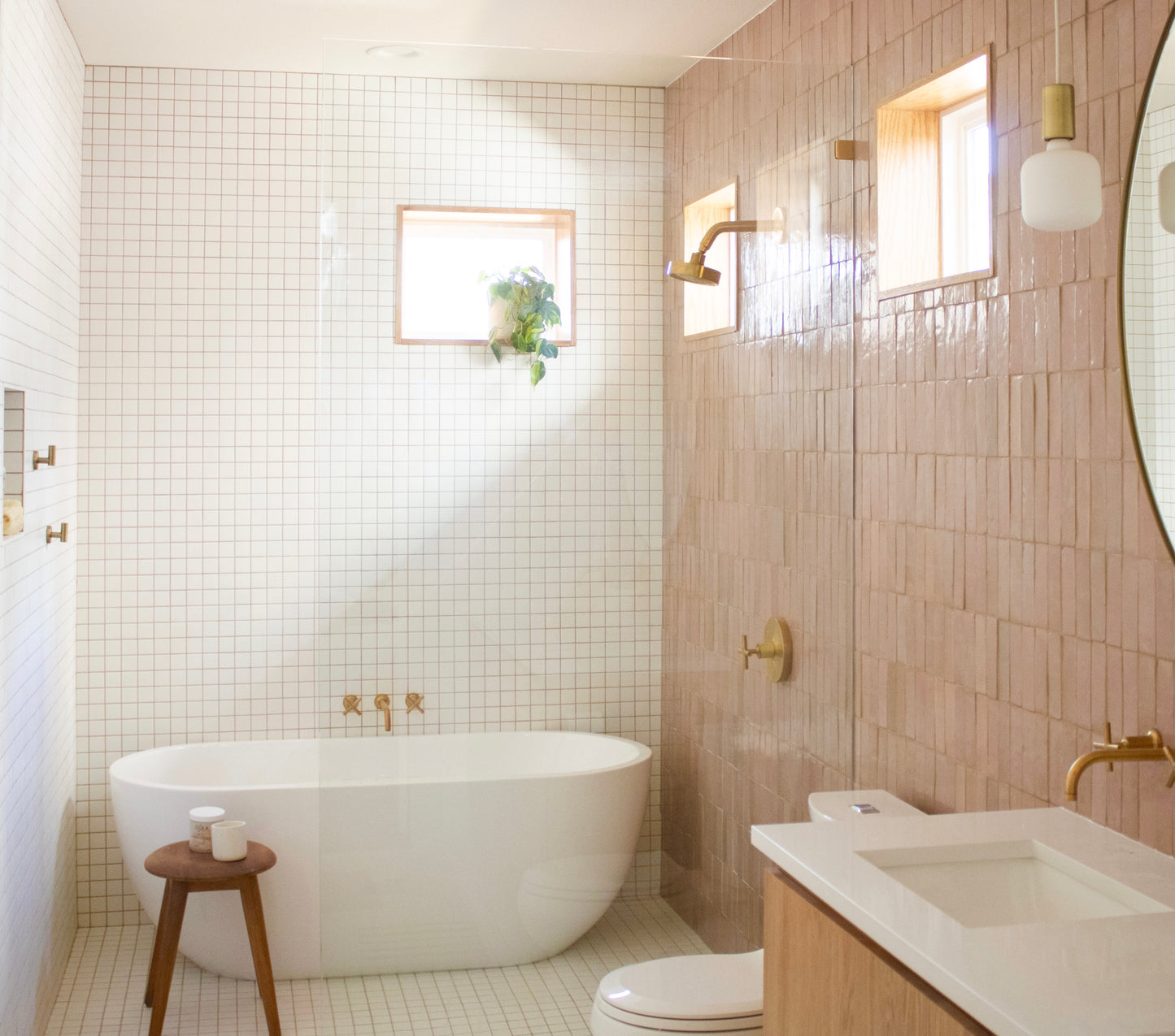 Blush 2x6 Thin Bejmat Zellige Tile-Main Inventory-All Products,Solids,Zellige Tile-Riad Tile