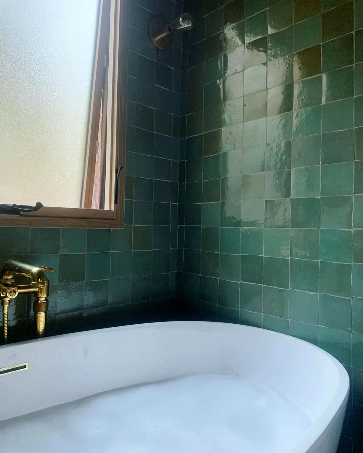 Sea Green 4x4 Zellige Tile