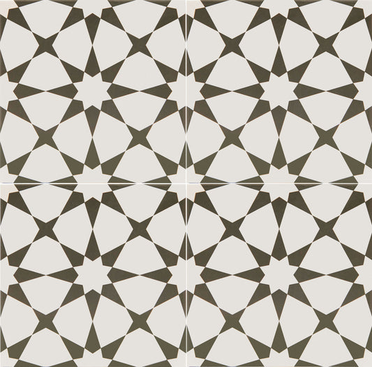 EstrellaBlack_CeramicTile_4Tiles