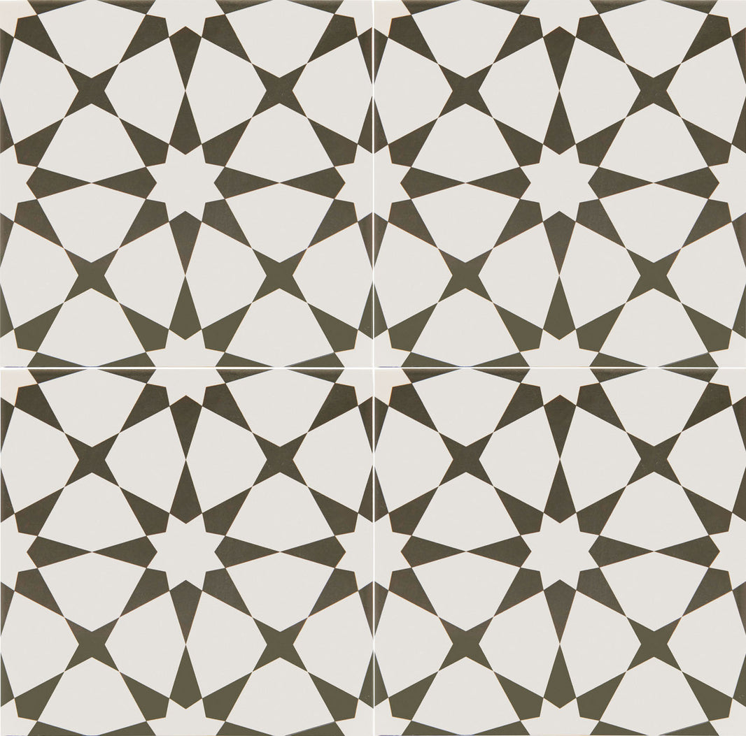 EstrellaBlack_CeramicTile_4Tiles