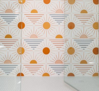 Sunny Days Ceramic Tile