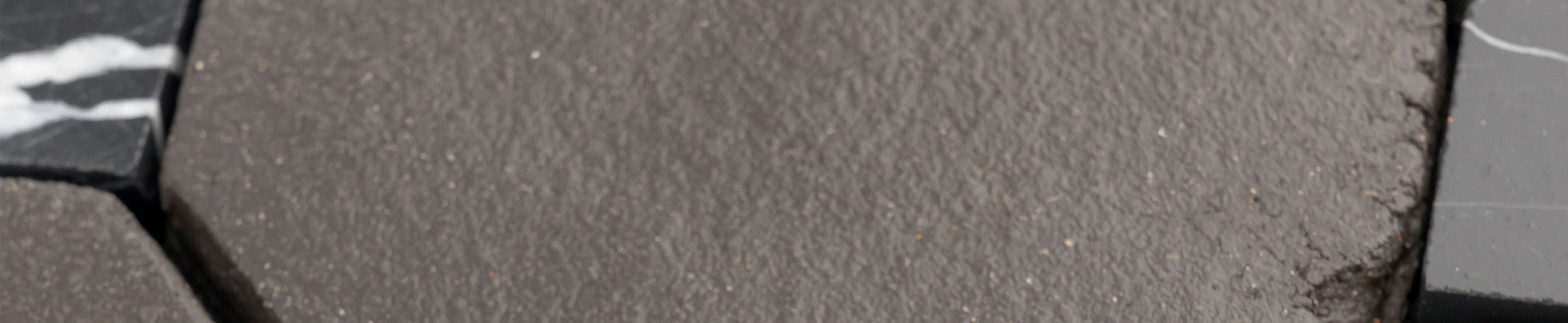 black terracotta tile
